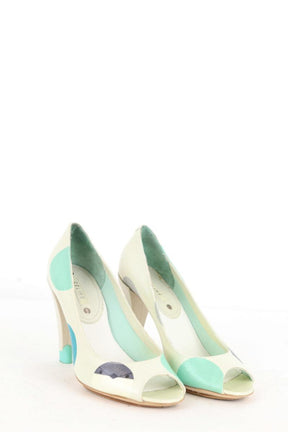 Talons Celine  Blanc