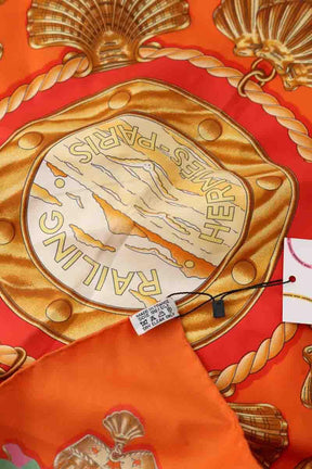 Foulard Hermès  Orange