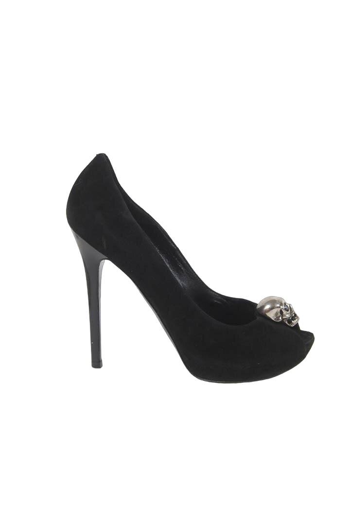 Talons Alexander McQueen  Noir