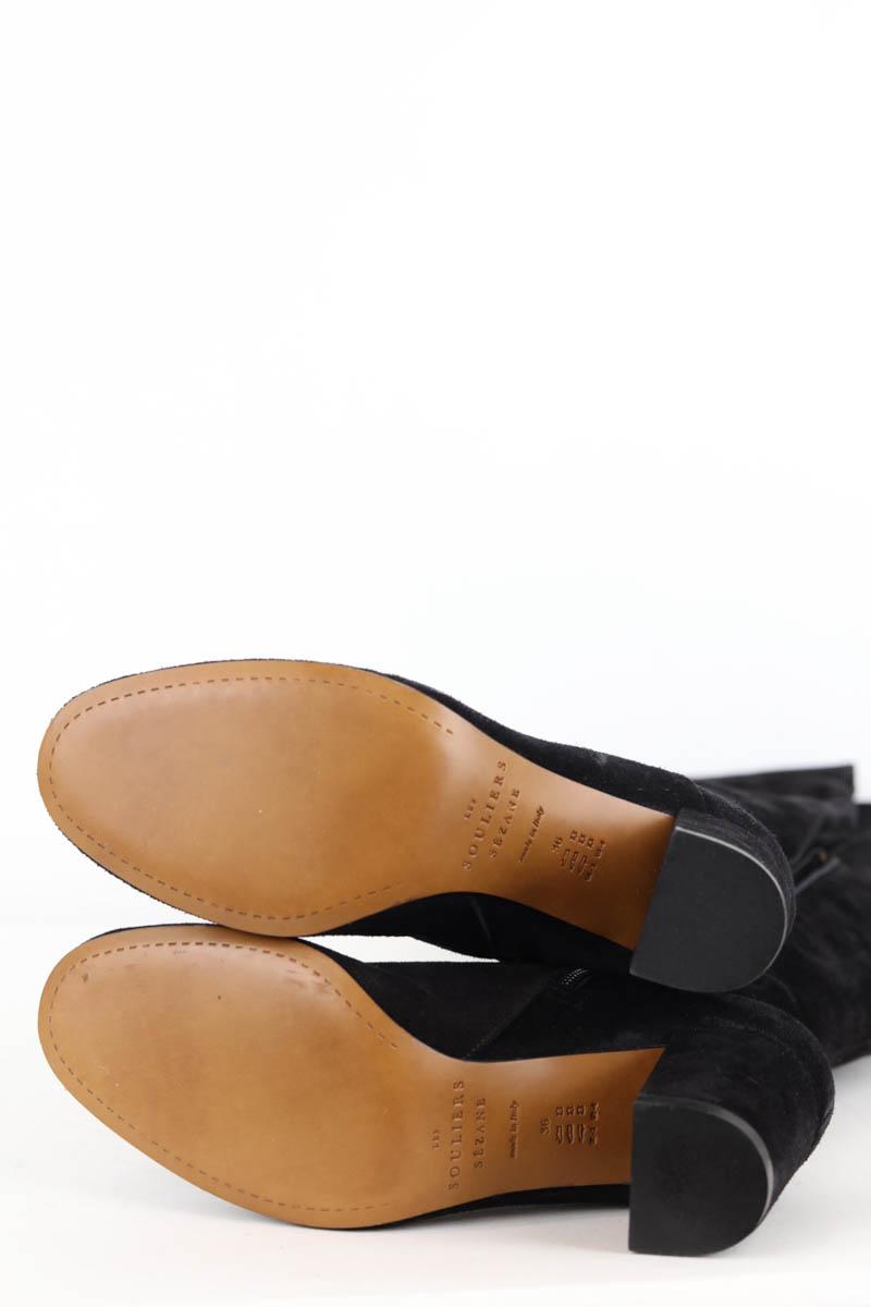 Bottes Sézane En Daim Couleur Camel - Taille 39, Neuves Avec Emballage D'origine (valeur +200€)