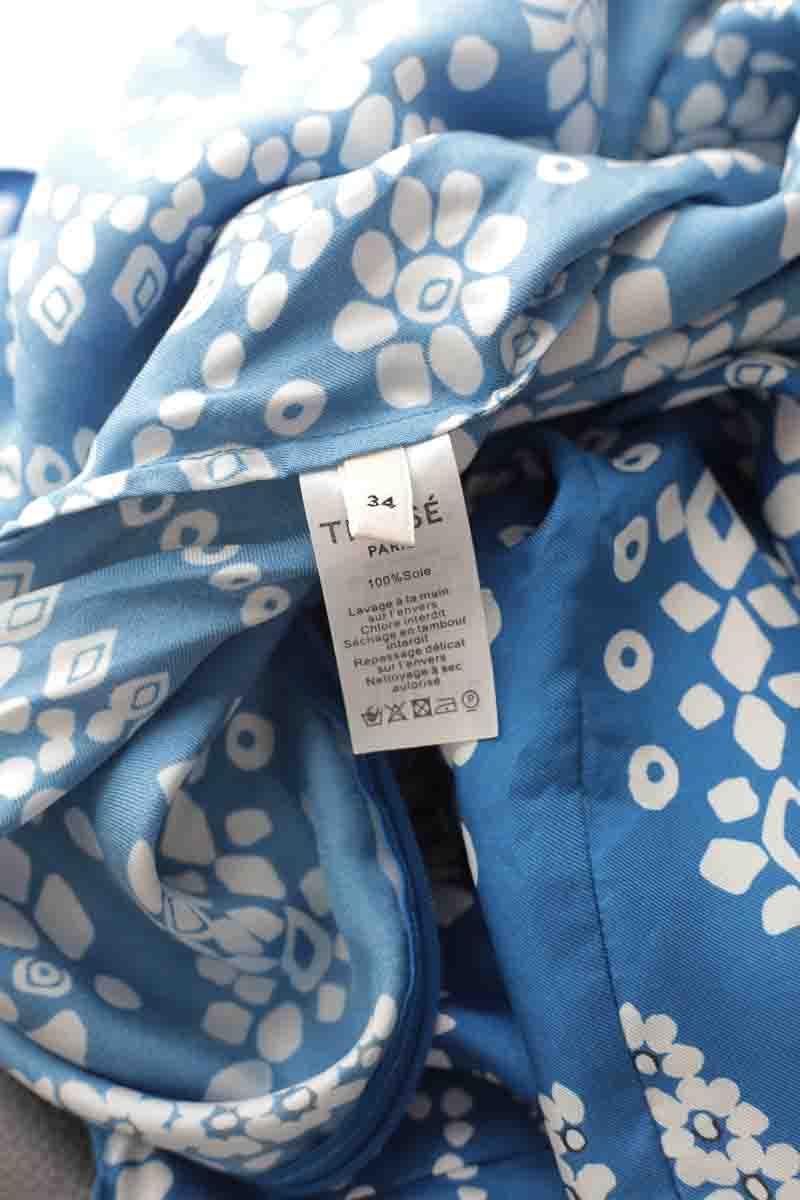 Mi-longueur Tresse  Bleu