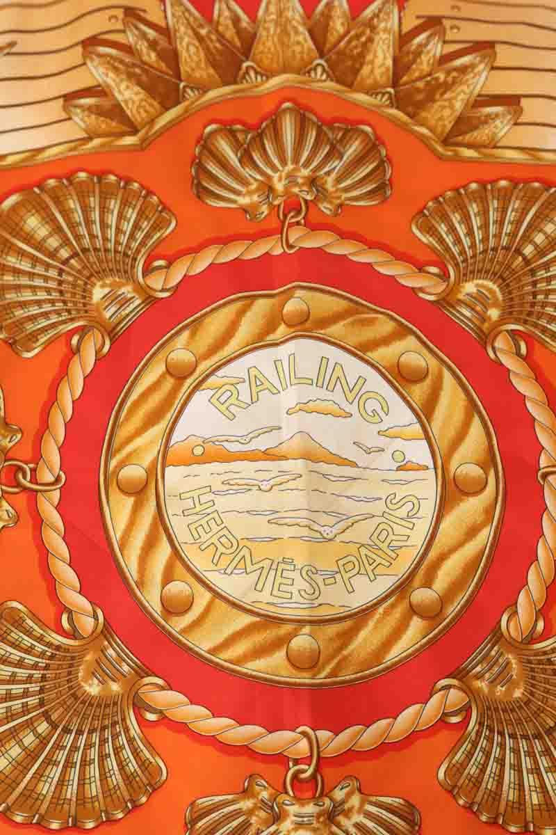 Foulard Hermès  Orange