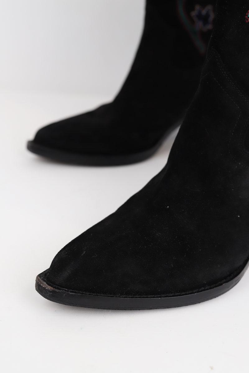 Bottes de cow-boy Isabel Marant  Noir