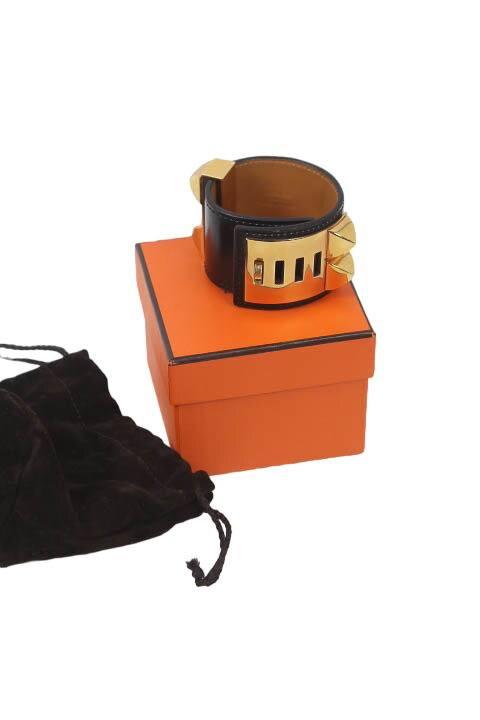 Bracelet Hermès Collier de chien Noir