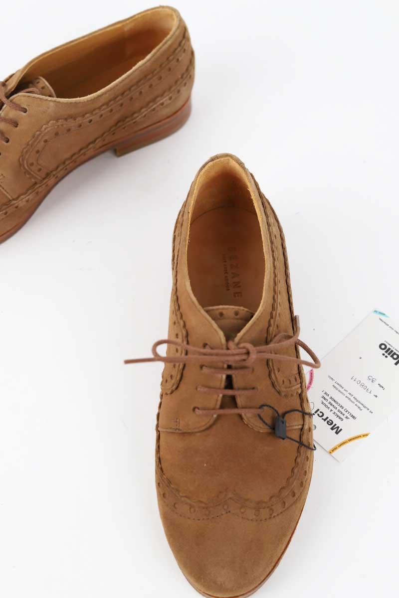 Chaussures à lacets Sézane  Marron