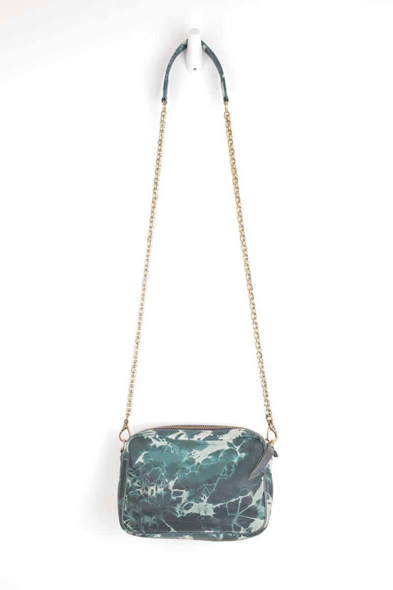 Bandoulière Claris Virot Charly Bleu