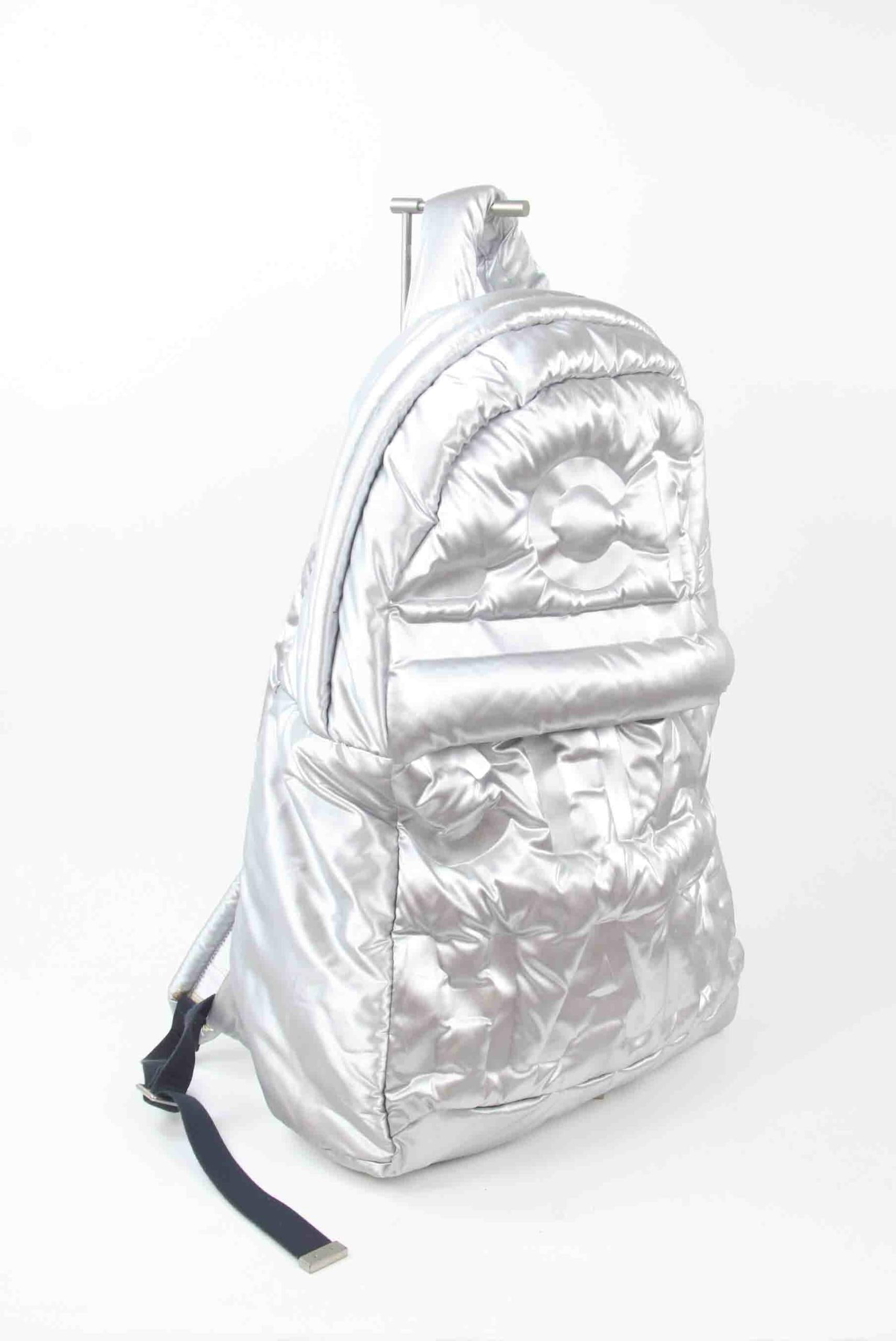 Sac à dos Chanel Coco Cocoon Argent