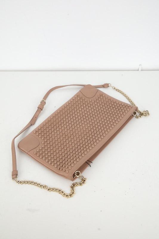 Bandoulière Christian Louboutin Loubiposh Beige