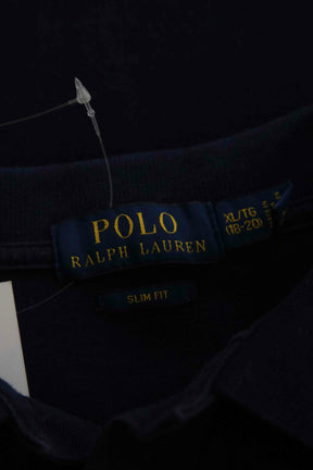 Polo manches longues - Slim fit Ralph Lauren Polo classique manches longues Marine