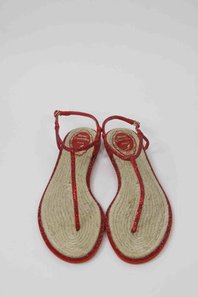Sandales Rene Caovilla  Rouge