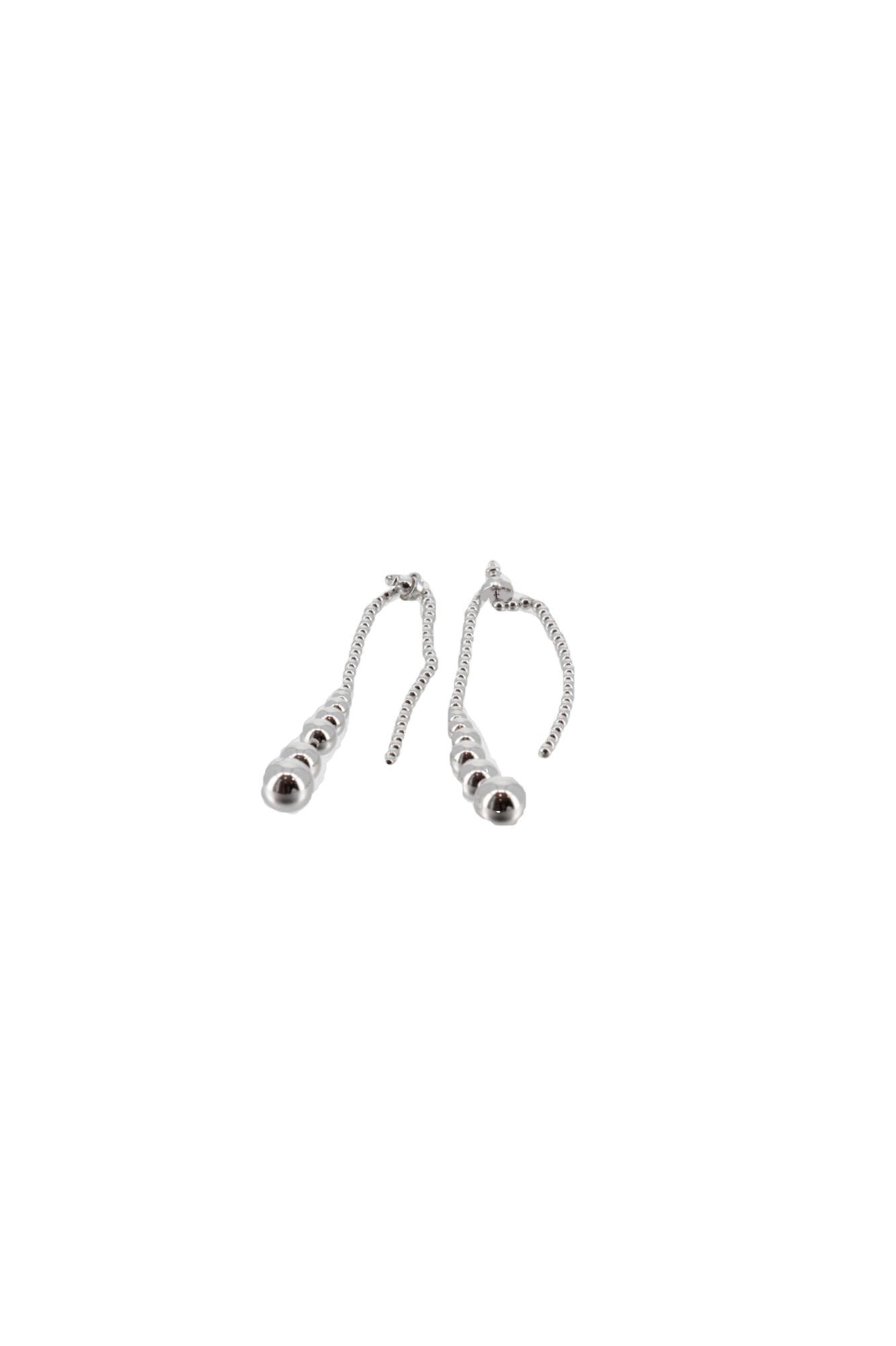 Boucles d'oreilles Christian Dior  Argent