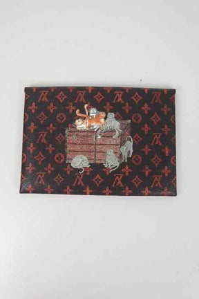 Pochette Louis Vuitton Kirigami Marron