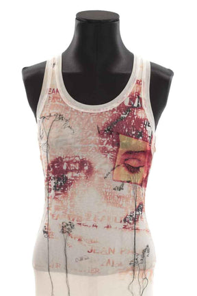 Mi-longueur Jean Paul Gaultier  Blanc