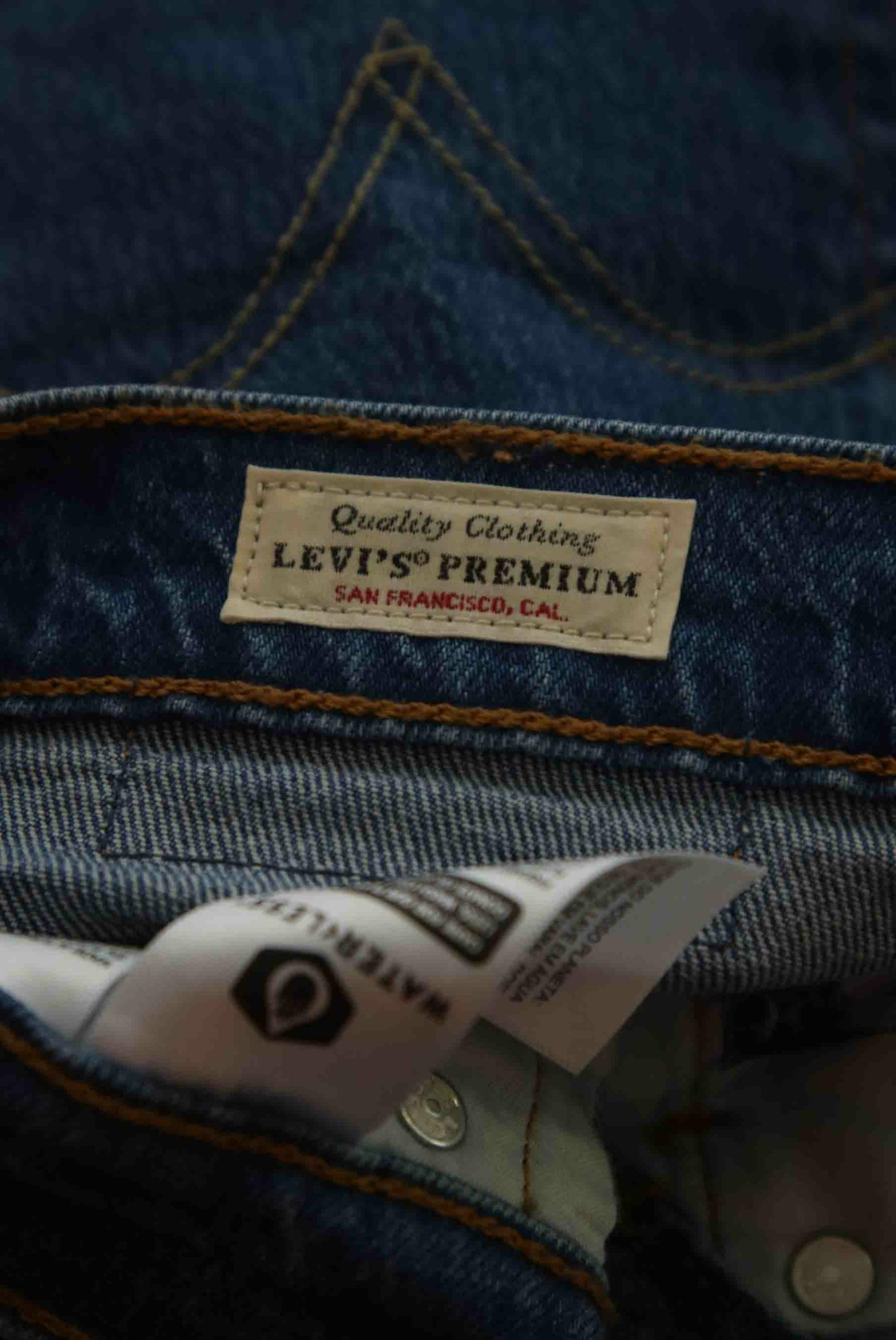 Droit Levis 501 Bleu