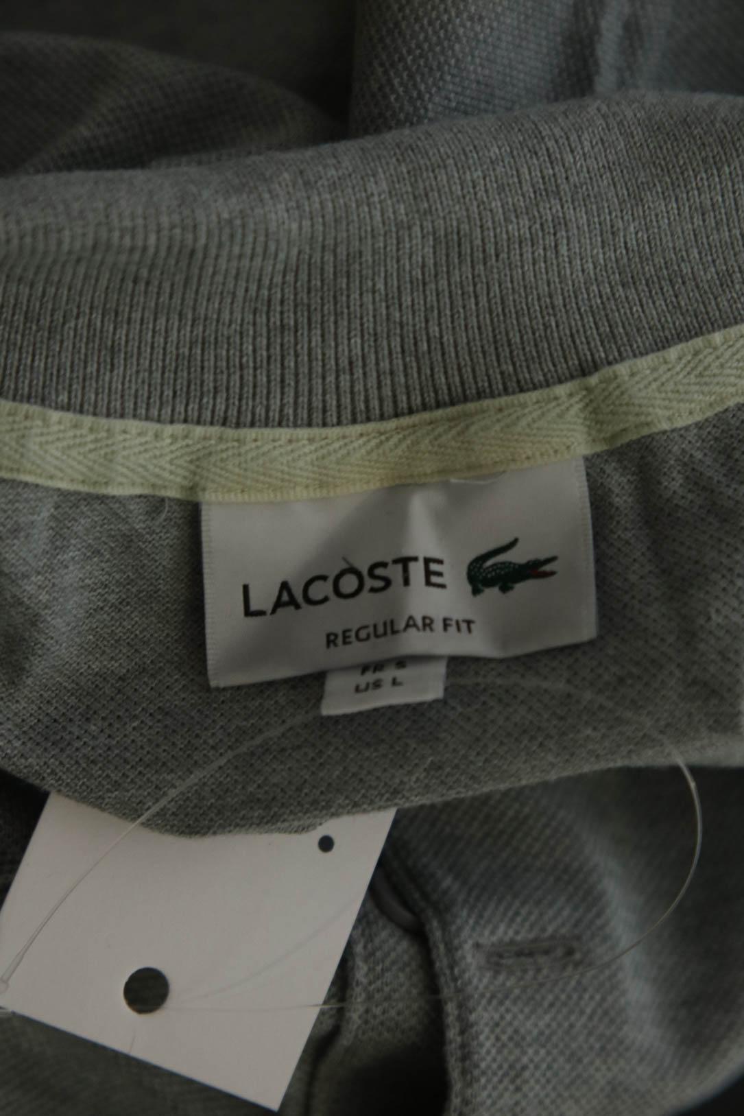 Polo regular fit manches courtes Lacoste  Gris