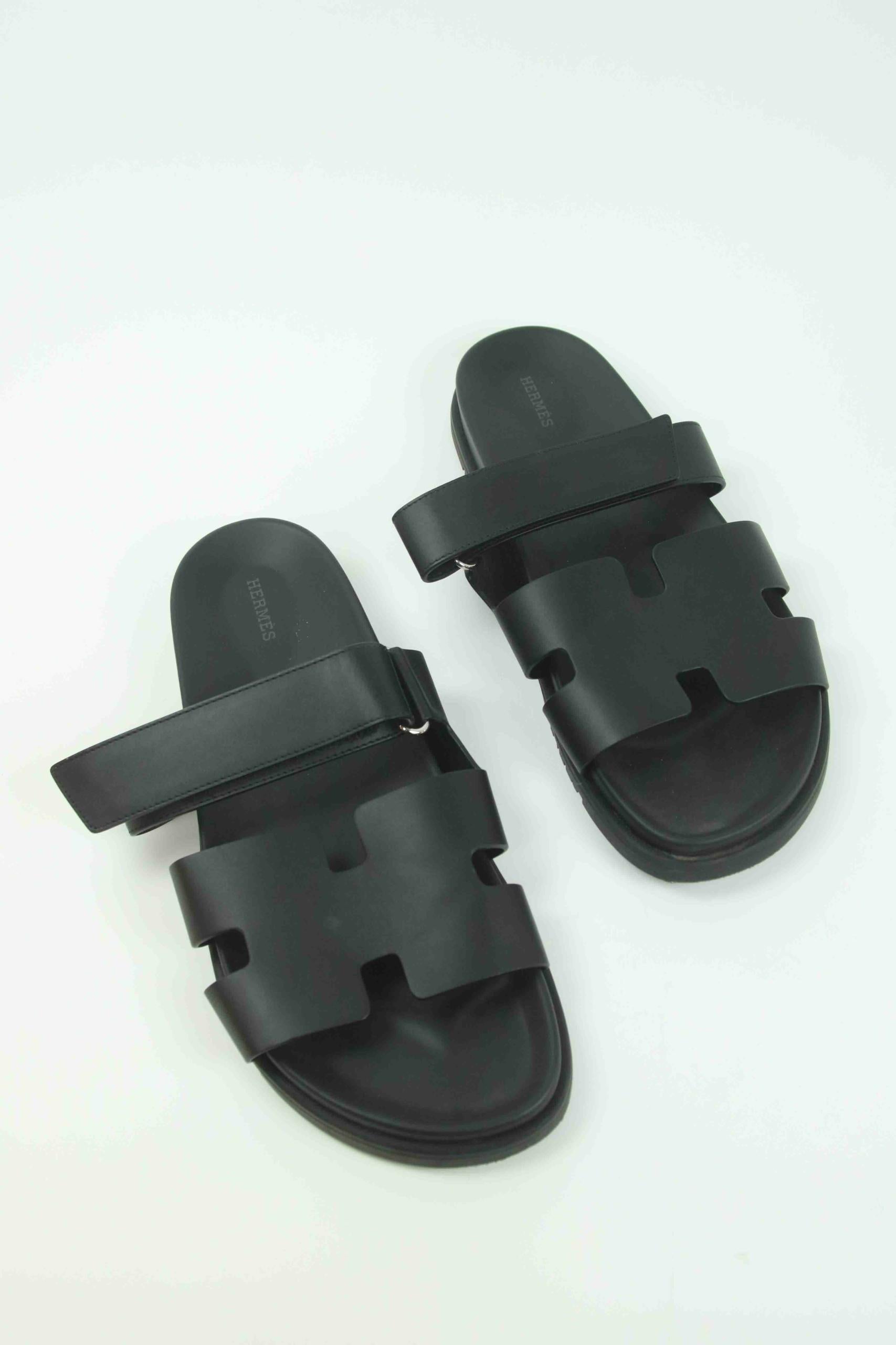 Sandales Hermès  Noir