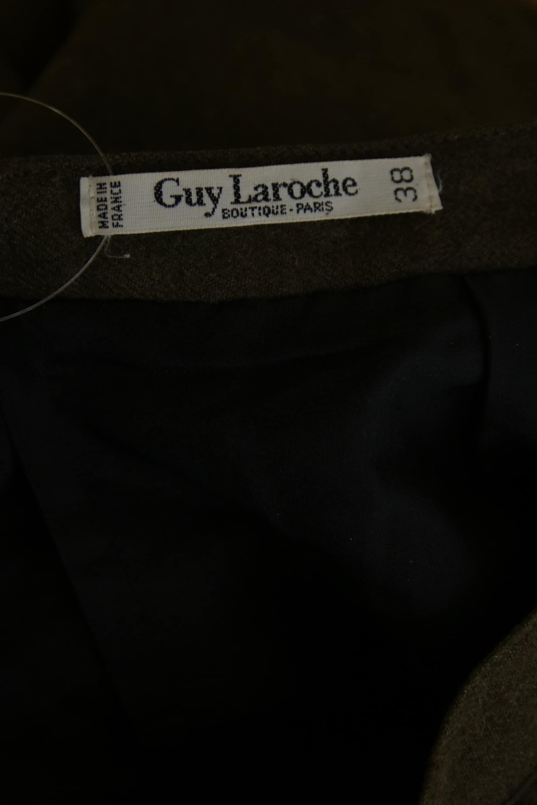 Mi-longueur Guy Laroche  Kaki