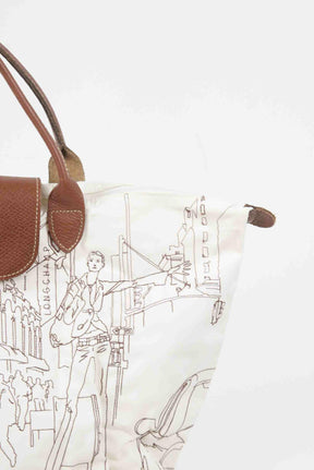 Sacs à main Longchamp Pliage Blanc