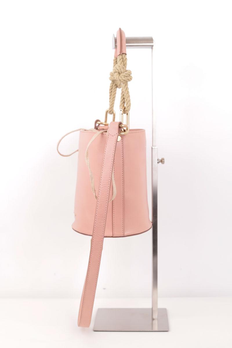 Bandoulière Vanessa Bruno SAC SEAU Rose