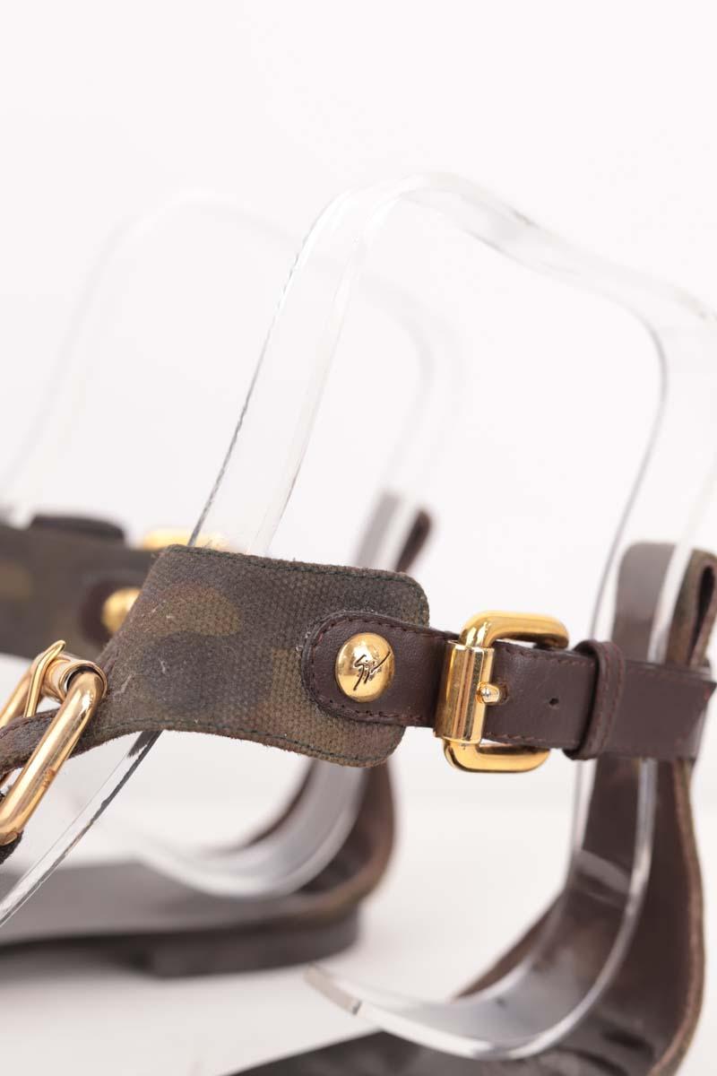 Sandales Giuseppe Zanotti  Kaki