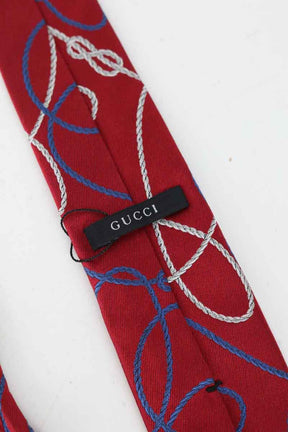 Cravate Gucci  Rouge