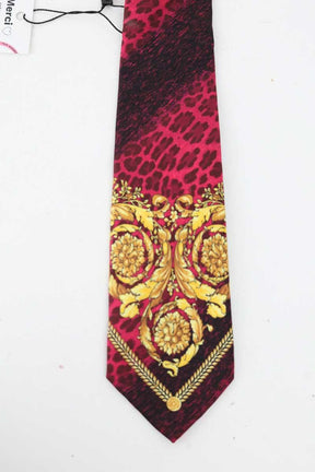 Cravate Versace  Rose