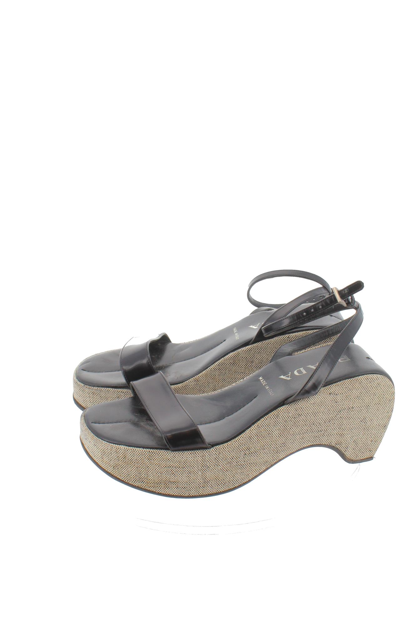 Sandales Prada  Noir