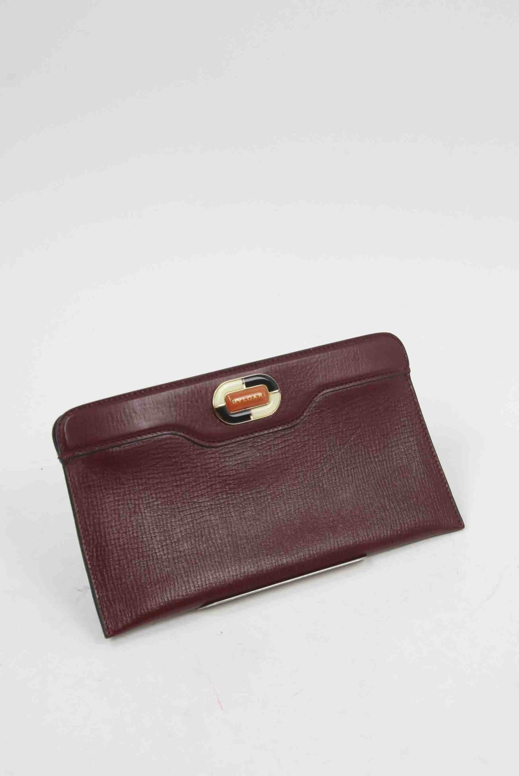 Pochette Bulgari  Bordeaux