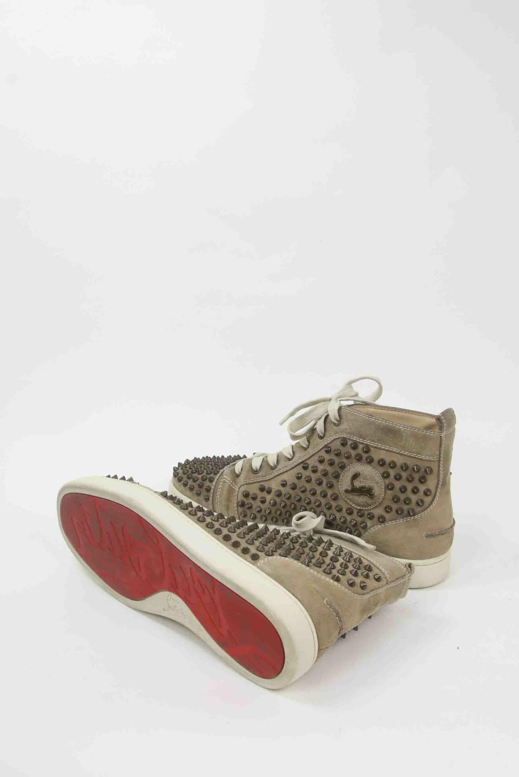Baskets Christian Louboutin  Marron