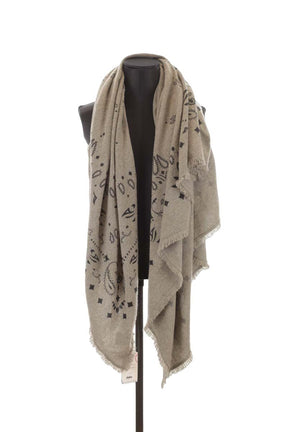 Echarpes Kujten  Kaki