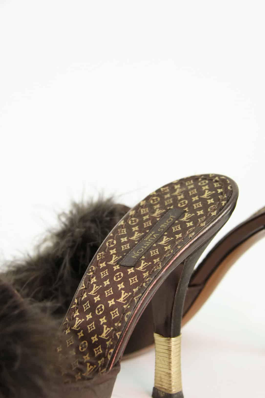 Mules Louis Vuitton de seconde main pour Femme