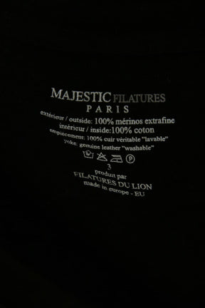 T-shirts Majestic Filatures  Noir