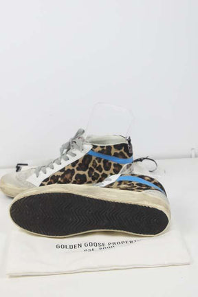 Baskets Golden Goose Mid Star Beige