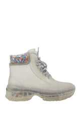 Bottes à lacets Lemon Jelly  Blanc