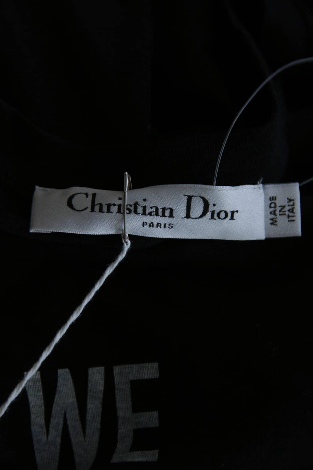 T-shirts Dior We Should All Be Feminists Noir