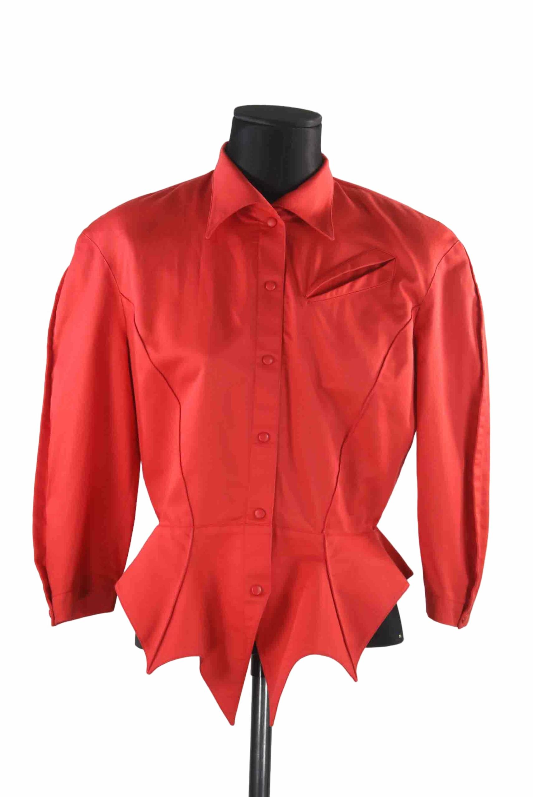 Chemises Thierry Mugler  Rouge