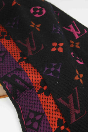 Echarpes Louis Vuitton Logomania Noir