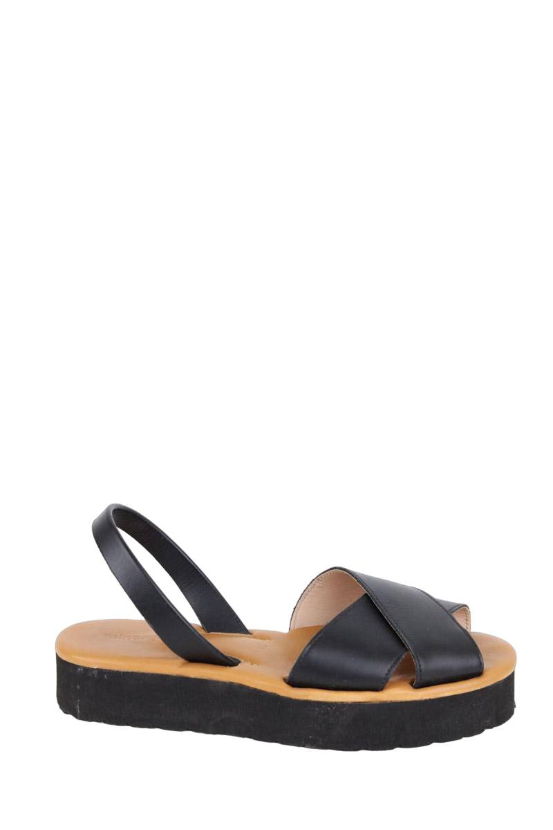 Sandales Minorquines  Noir