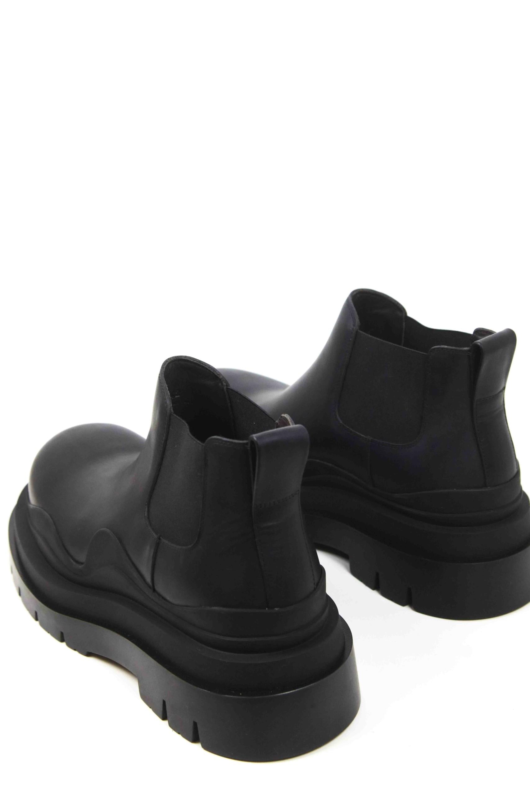 Bottes mocassin Bottega Veneta Tire Noir