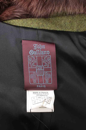 Vestes John Galliano  Vert