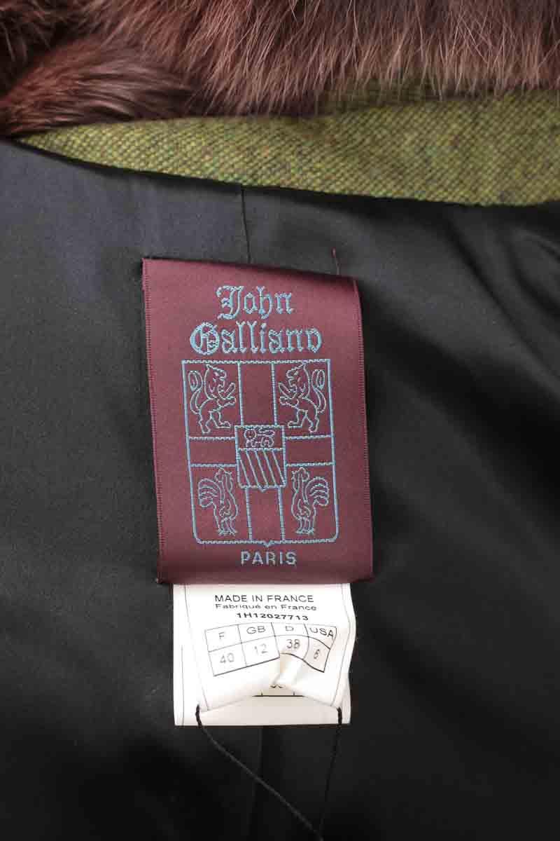 Vestes John Galliano  Vert