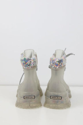 Bottes à lacets Lemon Jelly  Blanc
