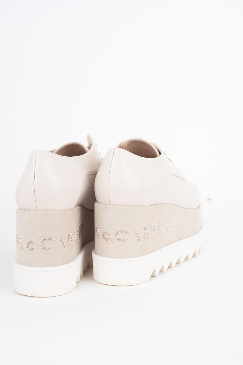 Chaussures à lacets Stella McCartney  Beige