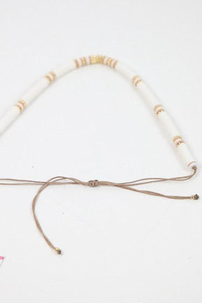 Collier Mumday Mornings  Blanc