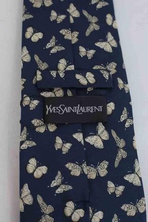 Cravate Yves Saint Laurent  Bleu