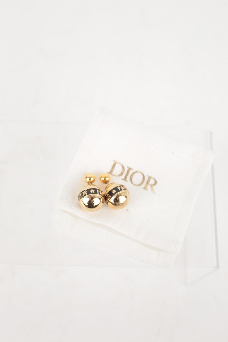 Boucles d'oreilles Dior  Doré