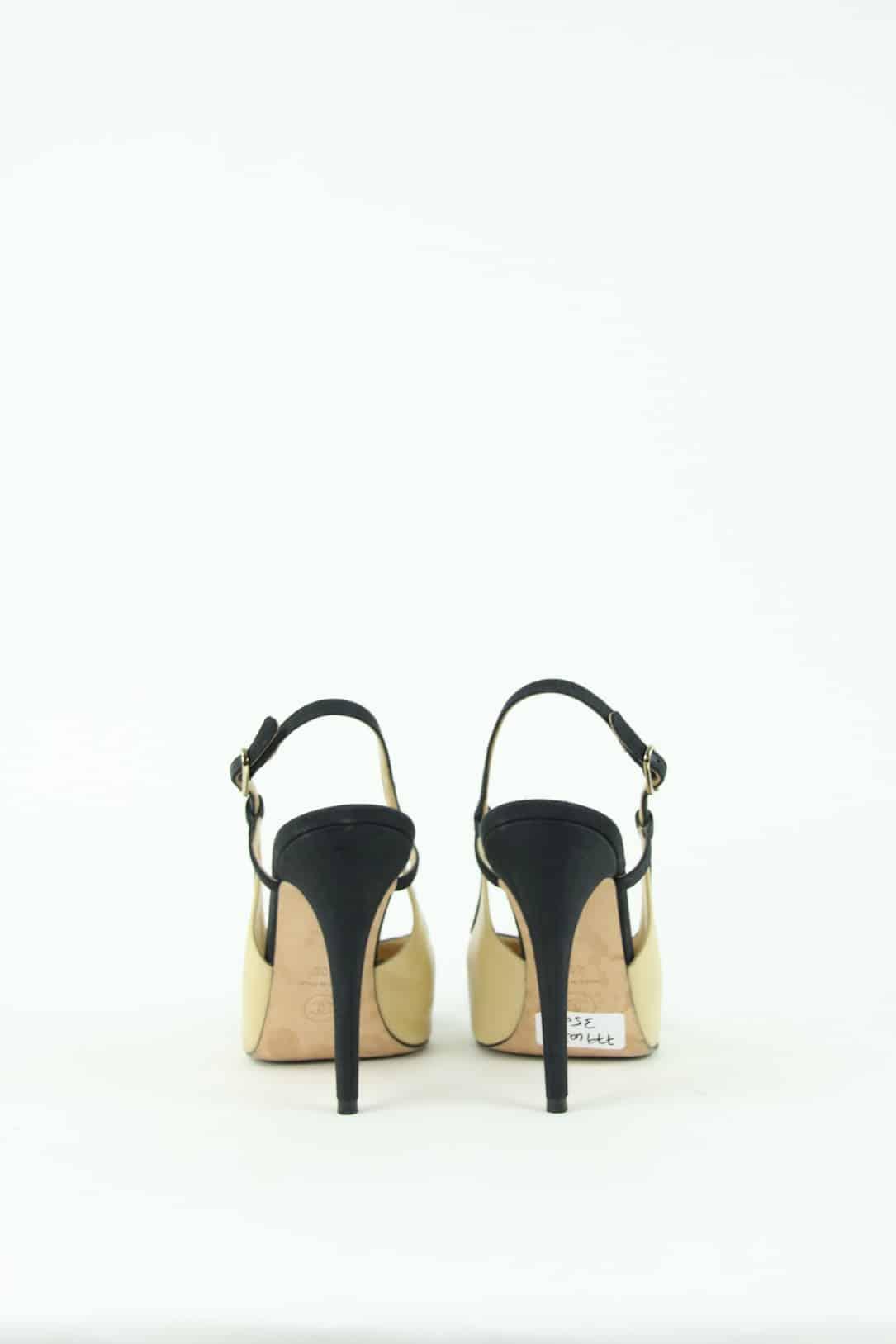 Sandales à talons Chanel  Beige