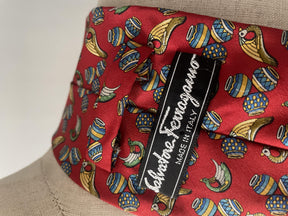Cravate Salvatore Ferragamo  Rouge