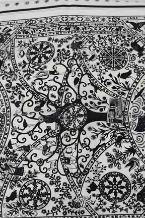 Foulard Hermès  Blanc