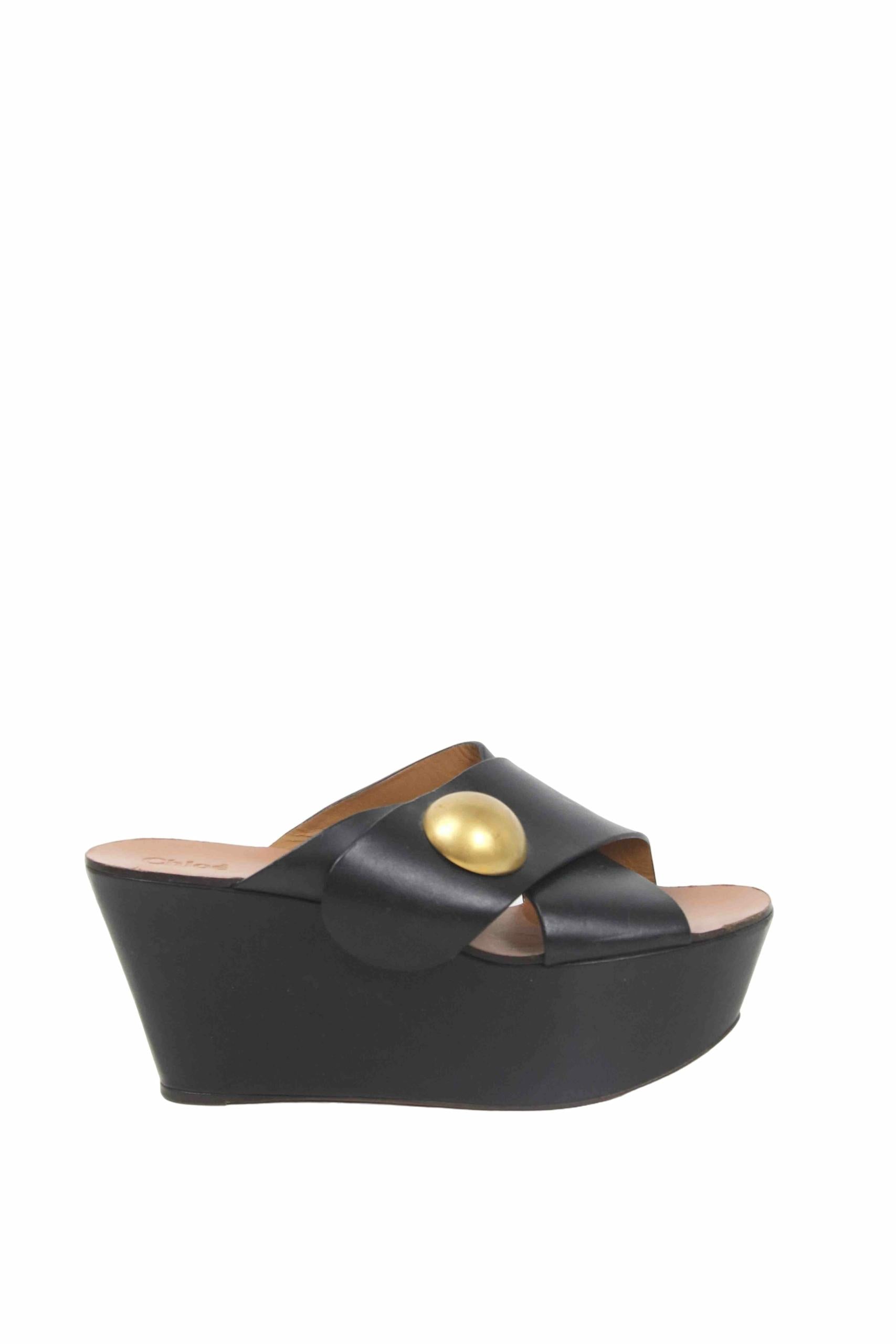 Mules Chloé  Noir